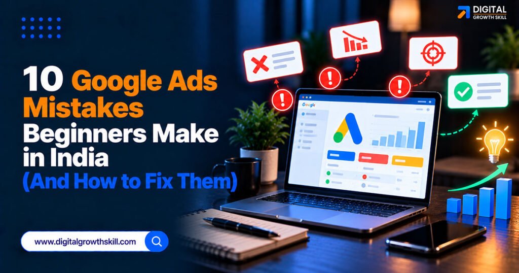 10 Google Ads Mistakes Beginners Make in India (And How to Fix Them)