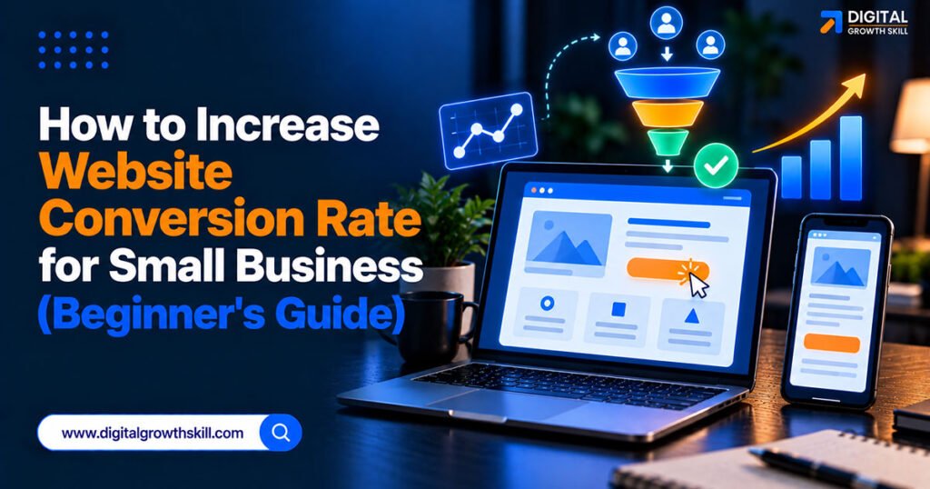 How to Increase Website Conversion Rate for Small Business (Beginner's Guide)