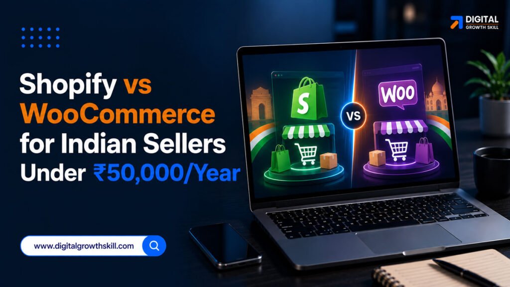 Shopify vs WooCommerce for Indian Sellers Under ₹50,000/Year