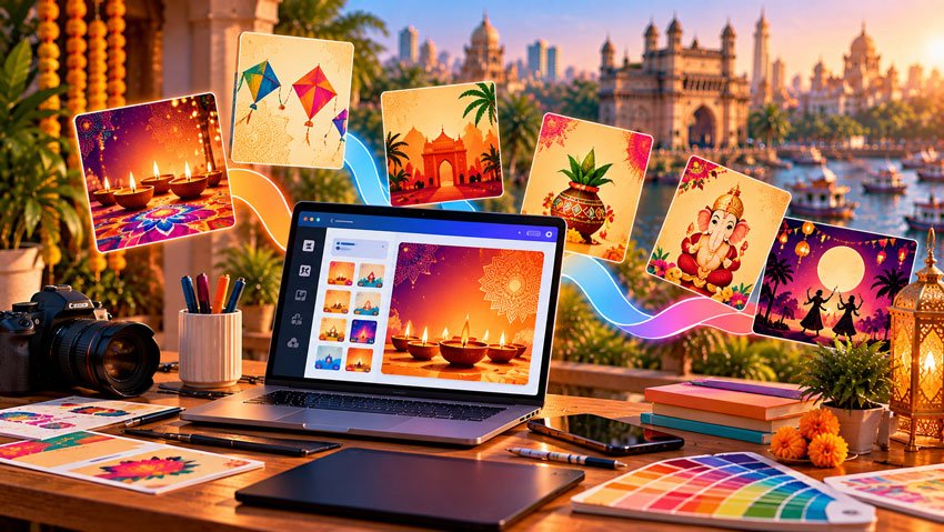 Canva for Small Business: Free Design Templates for Social Media Posts (India Festivals Included)