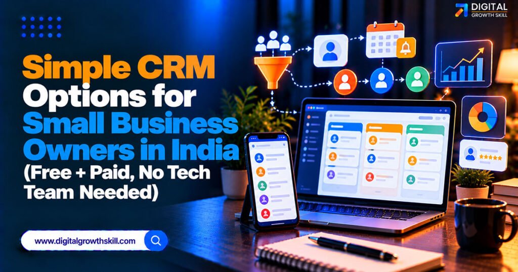 Simple CRM Options for Small Business Owners in India (Free + Paid, No Tech Team Needed)
